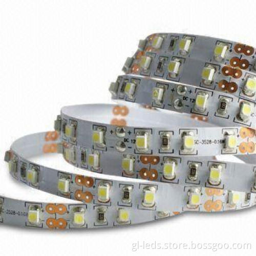 LED Strip ight with Copper/White PCB and 12/24V DC Input Voltage, Used for Path and Contour Marki